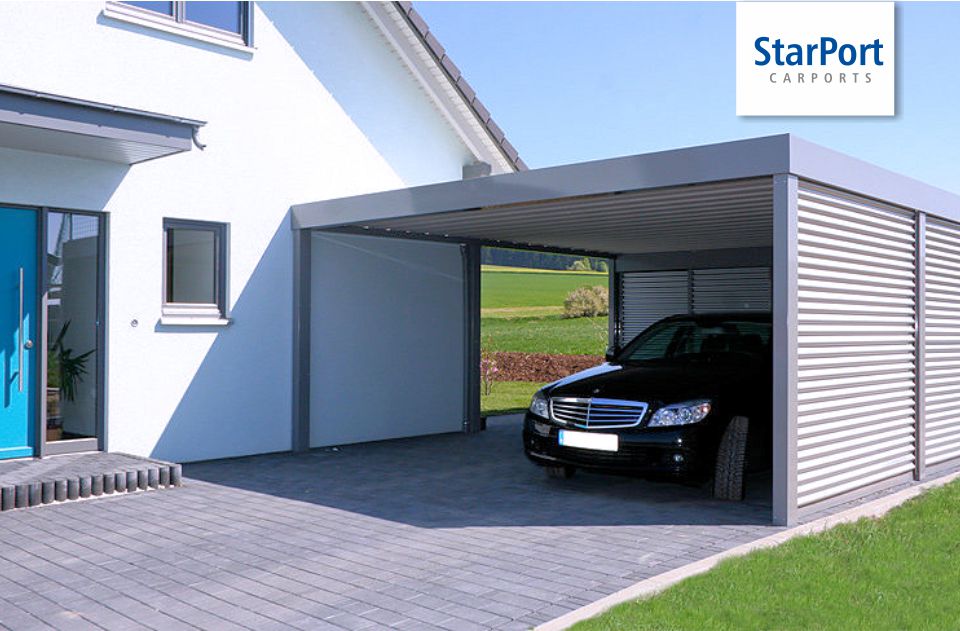 StarPort Doppelcarport aus Stahl